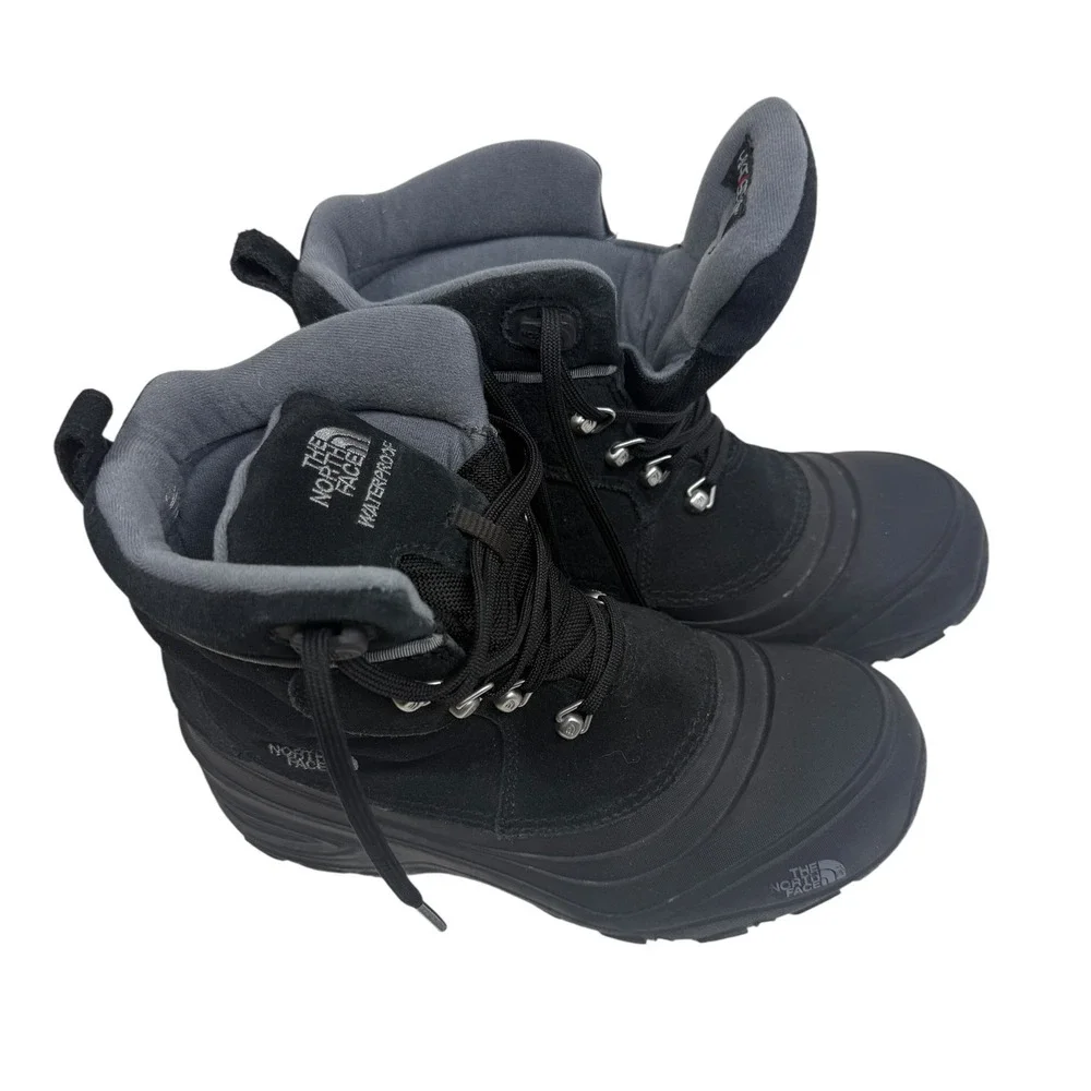 The North Face Heatseeker‎ Waterproof Snow Boots Black Kids US 6 NF0A2T5R